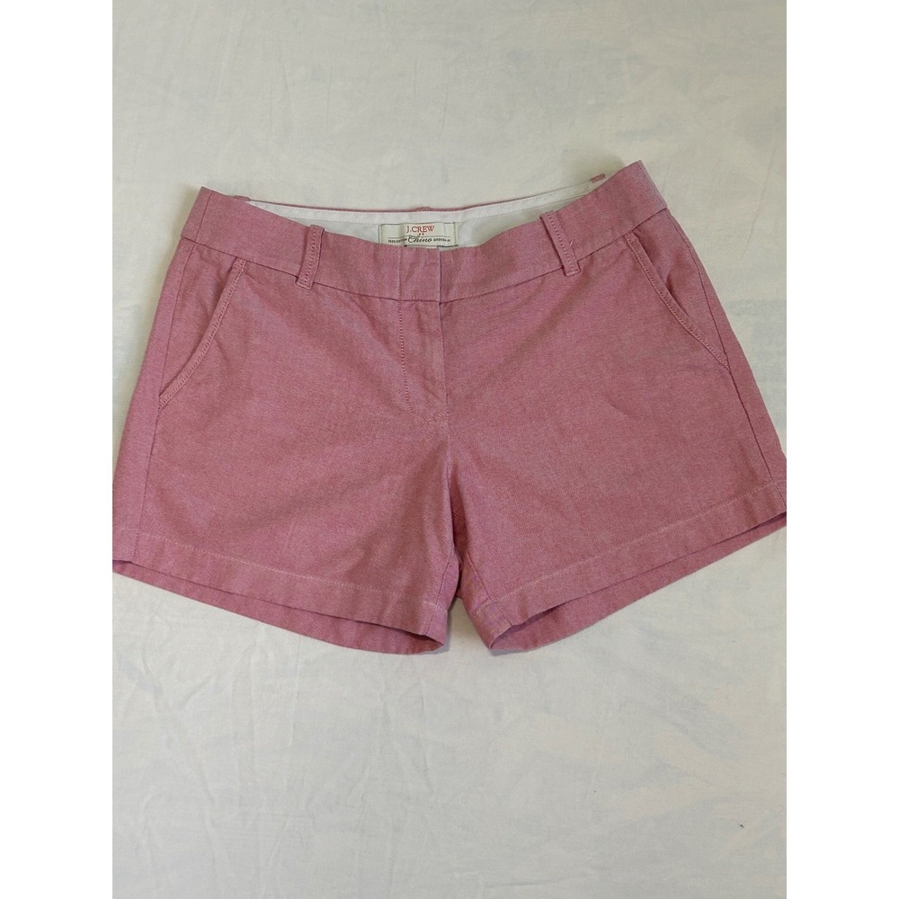J.Crew Chino Broken-In Shorts Womens 4 Pink Cotton Style 77948 Casual Summer